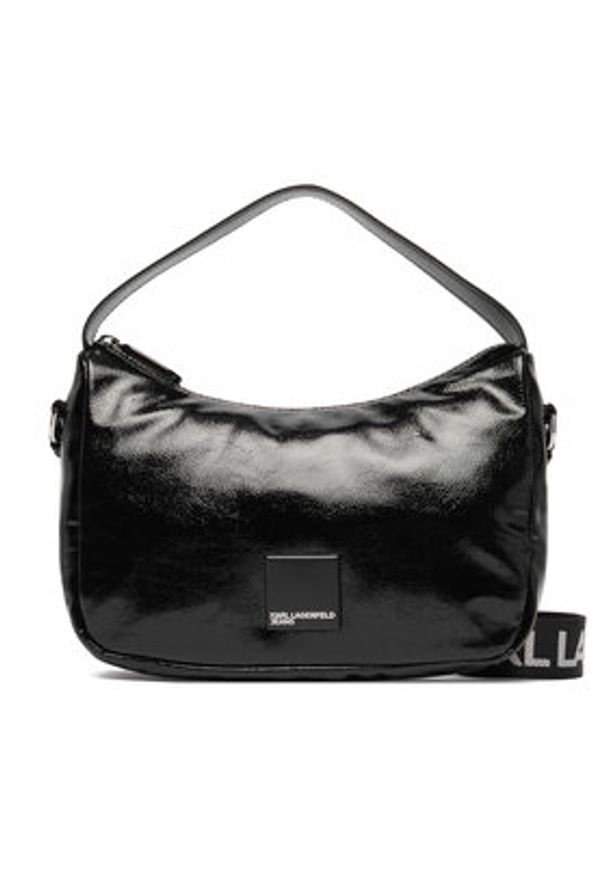 Karl Lagerfeld Jeans Torebka B1W30140 Czarny. Kolor: czarny. Materiał: skórzane