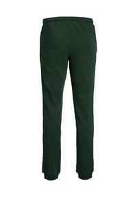 Jack&Jones Junior Spodnie dresowe 12179798 Zielony Slim Fit. Kolor: zielony. Materiał: syntetyk, bawełna