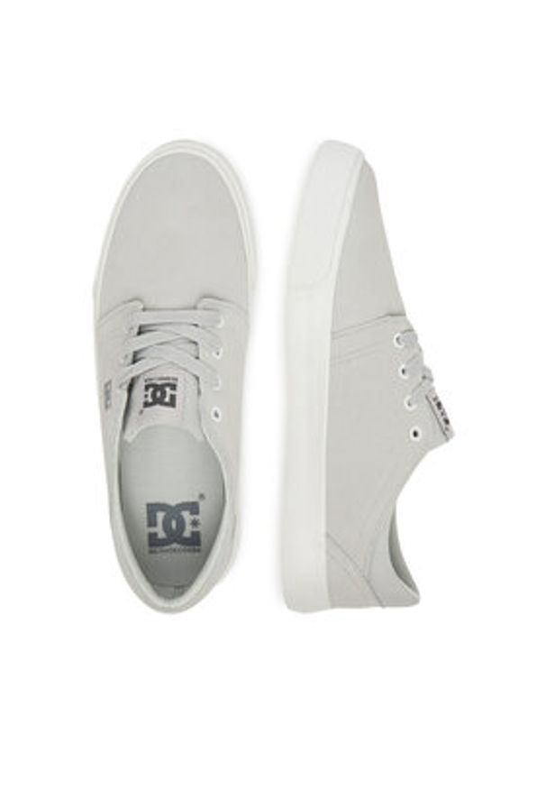 DC Shoes Tenisówki SS25-3C015 Szary. Kolor: szary. Materiał: skóra, zamsz