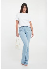 Elisabetta Franchi - T-shirt damski z logo ELISABETTA FRANCHI #5