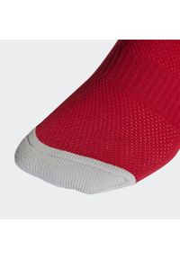 Getry piłkarskie Adidas Milano 23. Kolor: czerwony. Materiał: elastan, poliamid, poliester. Sport: piłka nożna #2