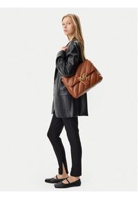 Pinko - PINKO Torebka Love Puff Big Cl AI 23-24 PLTT 100037 A0F2 Brązowy. Kolor: brązowy. Materiał: skórzane #4
