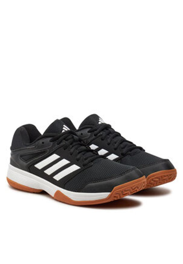 Adidas - adidas Buty halowe Speedcourt Indoor IH3158 Czarny. Kolor: czarny. Materiał: mesh