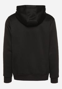 Born2be - Czarna Bluza z Bawełną Kapturem i Kieszenią Typu Kangurek Norrise. Okazja: na co dzień. Kolor: czarny. Materiał: bawełna. Styl: casual, elegancki