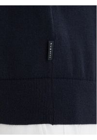 Bugatti T-Shirt 7200-75516C Granatowy Relaxed Fit. Kolor: niebieski. Materiał: bawełna #5