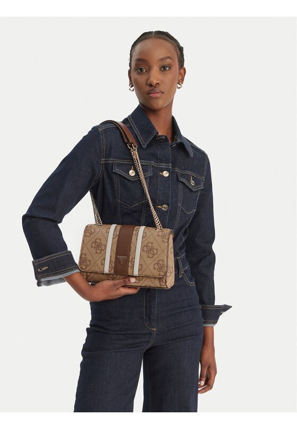 Guess Torebka Noelle II HWSS96 72210 Brązowy. Kolor: brązowy. Materiał: skórzane