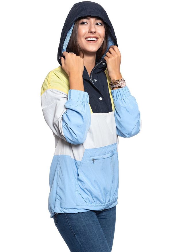 Lee - DAMSKA KURTKA PRZEJŚCIOWA LEE WINDBREAKER ECRU L56AYOLO 112113016. Styl: retro
