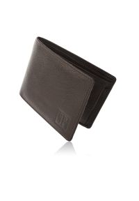 Portfel skórzany PAOLO PERUZZI T-67-BR brązowy. Kolor: brązowy. Materiał: skóra #1