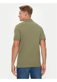 Lacoste Polo PH4012 Khaki Slim Fit. Typ kołnierza: polo. Kolor: brązowy. Materiał: bawełna #4