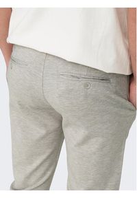 Only & Sons Chinosy Mark 22026326 Szary Slim Fit. Kolor: szary. Materiał: wiskoza #7