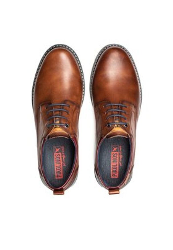 Pikolinos Półbuty M8J-4183 Brązowy. Kolor: brązowy. Materiał: skóra