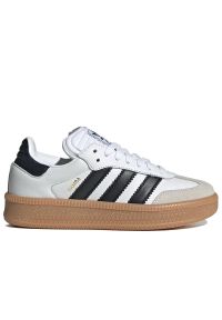 Adidas - Buty młodzieżowe adidas Originals Samba XLG JH6516 - białe. Kolor: biały. Materiał: guma, skóra. Szerokość cholewki: normalna. Sezon: lato #1