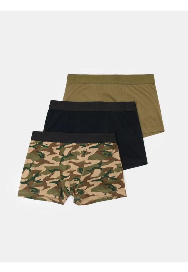 Sinsay - Bokserki Classic 3 pack - czarny. Kolor: czarny