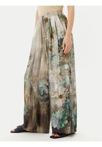 ViCOLO Spodnie materiałowe TD0704 Zielony Relaxed Fit. Kolor: zielony. Materiał: wiskoza