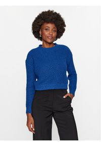 Vero Moda Sweter 10291736 Niebieski Regular Fit. Kolor: niebieski. Materiał: bawełna #1