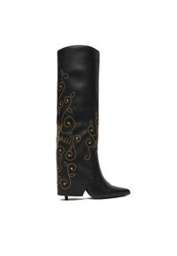 Kozaki Just Cavalli. Kolor: czarny