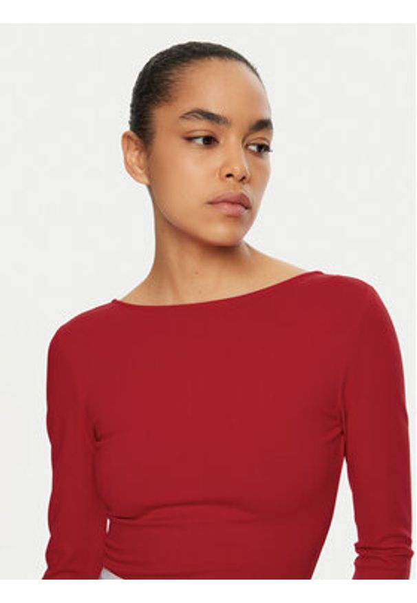 Tommy Jeans Sukienka codzienna DW0DW19465 Czerwony Slim Fit. Okazja: na co dzień. Kolor: czerwony. Materiał: syntetyk. Typ sukienki: proste. Styl: casual