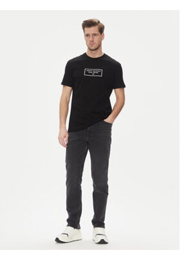 Armani Exchange T-Shirt XM000552 AF10356 UC001 Czarny Regular Fit. Kolor: czarny. Materiał: bawełna