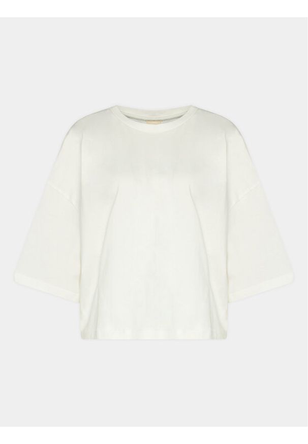 outhorn - Outhorn T-Shirt OTHAW23TTSHF0838 Biały Regular Fit. Kolor: biały. Materiał: bawełna
