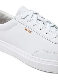 BOSS - Boss Sneakersy Kieran 50536504 Biały. Kolor: biały. Materiał: skóra #4