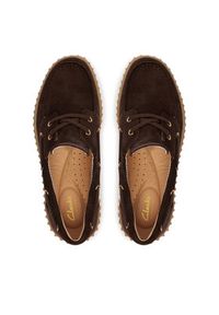 Clarks Półbuty Torhill Boat 26186647 Brązowy. Kolor: brązowy. Materiał: skóra, zamsz #7
