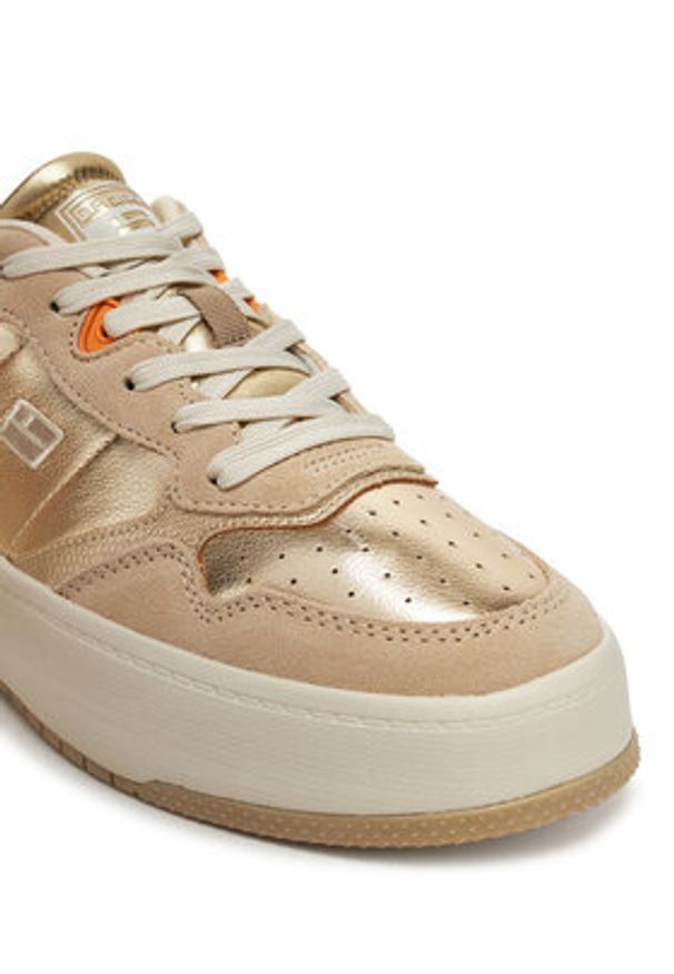 D.Franklin Sneakersy DFSH321095 Złoty. Kolor: złoty. Materiał: skóra