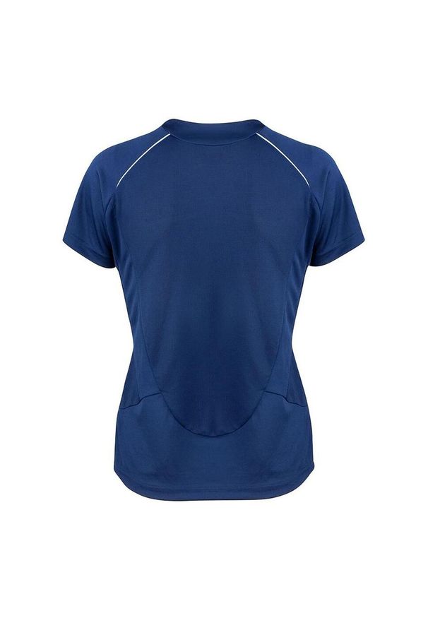 SPIRO - Męska Koszulka Sportowa T-shirt Treningowy. Kolor: niebieski, wielokolorowy, biały. Sport: turystyka piesza
