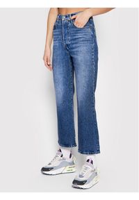 Levi's® Jeansy Ribcage Crop Bootcut A1967_1 Granatowy Slim Fit. Kolor: niebieski