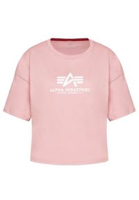 Alpha Industries T-Shirt Basic T Cos 116050 Różowy Oversize. Kolor: różowy #3
