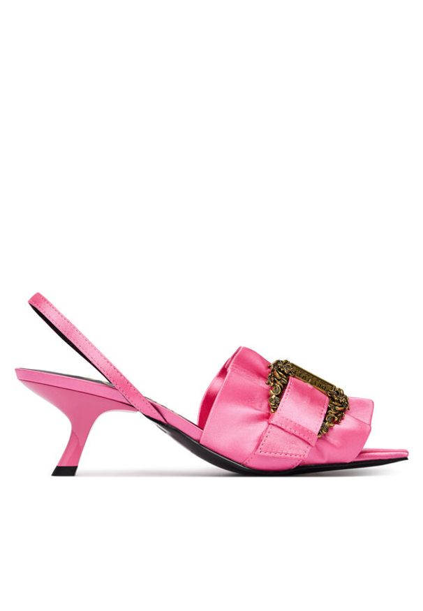 Versace Jeans Couture Sandały 80VA3S48 ZS185 Różowy. Kolor: różowy. Materiał: materiał