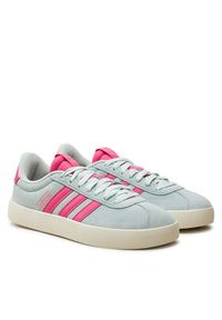 Adidas - adidas Sneakersy Vl Court 3.0 JP5326 Zielony. Kolor: zielony. Materiał: zamsz, skóra