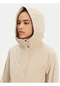 Geox Kurtka przeciwdeszczowa Claudin P W5522P T3070 F5248 Écru Regular Fit. Materiał: syntetyk #6
