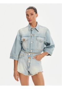 ViCOLO Kurtka jeansowa DD5097 Błękitny Regular Fit. Kolor: niebieski. Materiał: bawełna