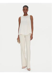 Rinascimento Bluzka CFC0122465003 Écru Regular Fit. Materiał: syntetyk #5