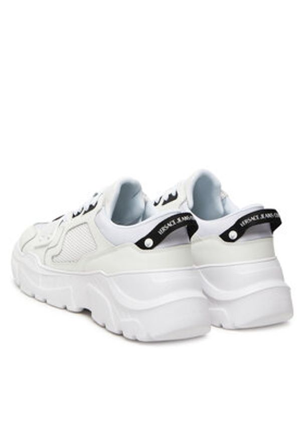 Versace Jeans Couture Sneakersy 79YA3SC4 ZSC55 003 Biały. Kolor: biały. Materiał: skóra
