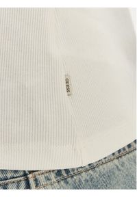 Guess Jeans T-Shirt W6GPZ3 KA0H1 Écru Slim Fit. Materiał: bawełna #3