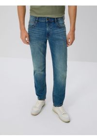Reserved - Jeansy slim z efektem sprania - indigo jeans