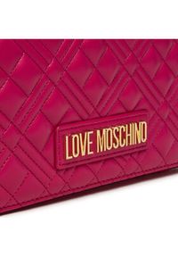 Love Moschino - LOVE MOSCHINO Torebka JC4079PP1LLA0626 Różowy. Kolor: różowy. Materiał: skórzane #4