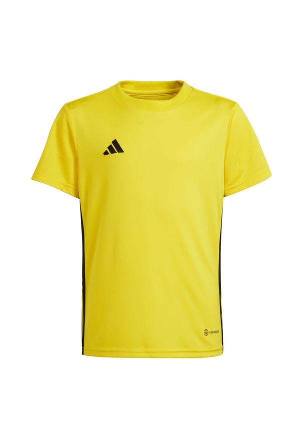 Adidas - Koszulka do piłki nożnej dla dzieci adidas Tabela 23 Jersey. Kolor: wielokolorowy, żółty, czarny. Materiał: poliester. Sport: piłka nożna