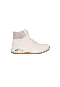 skechers - Buty zimowe damskie, Uno Rugged - Darling. Kolor: biały. Sezon: zima