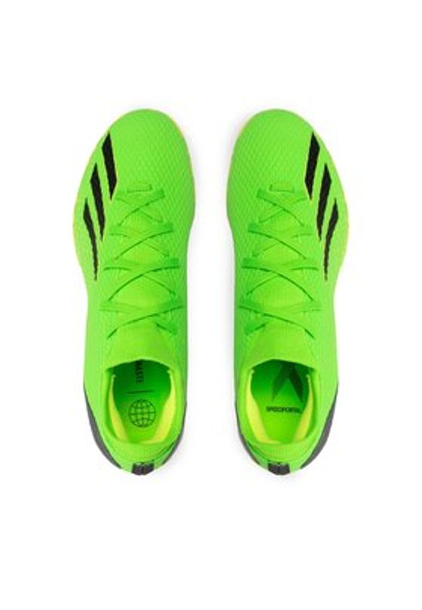 Adidas - adidas Buty do piłki nożnej X Speedportal.3 Tf GW8484 Zielony. Kolor: zielony. Materiał: materiał