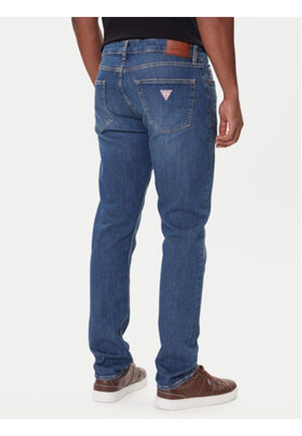 Guess Jeans Jeansy M5BA1C D002C Niebieski Slim Fit. Kolor: niebieski