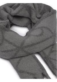 Calvin Klein Szalik Emblem Aop Brushed LV04D8072G Szary. Kolor: szary. Materiał: poliamid, nylon #5