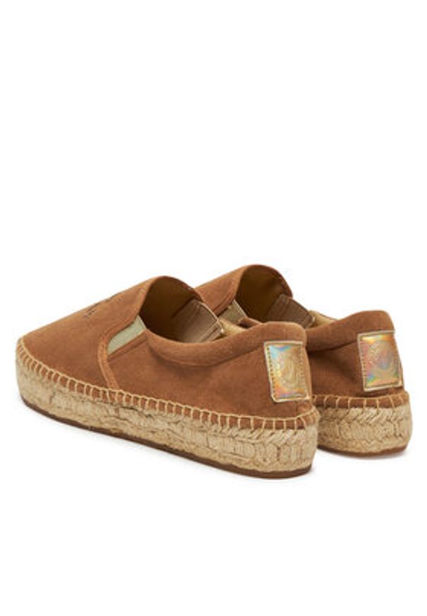 Replay - REPLAY Espadryle GWF22 .000.C0086T Beżowy. Kolor: beżowy. Materiał: materiał