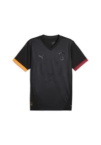 Puma - Męska koszulka Galatasaray SK Special PUMA Black Intense Orange Red Rhythm. Kolor: czarny, wielokolorowy, pomarańczowy, czerwony, żółty. Materiał: prążkowany. Wzór: aplikacja