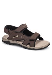 LUNA SANDALS - Męskie sandały LOAP Anko brązowe 45. Kolor: brązowy, niebieski, wielokolorowy #1