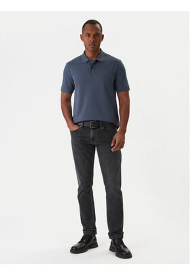 BOSS Polo Pallas 50553564 Niebieski Regular Fit. Typ kołnierza: polo. Kolor: niebieski. Materiał: bawełna