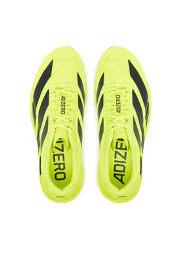 Adidas - adidas Buty do biegania adizero EVO SL JR3416 Zielony. Kolor: zielony. Materiał: materiał