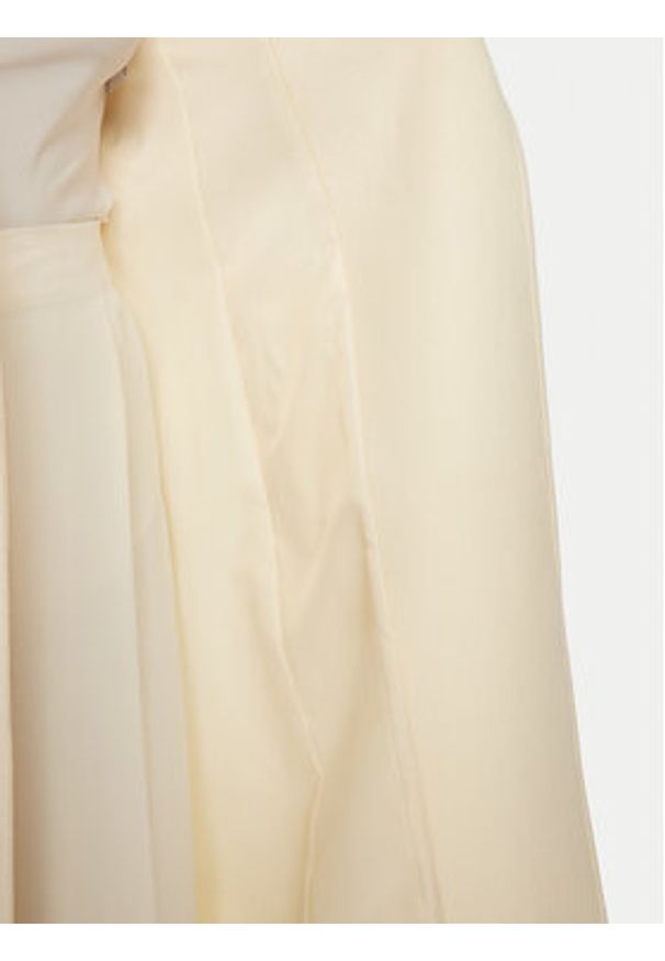 MAX&Co. Płaszcz wełniany 2516011051200 Écru Regular Fit. Materiał: wełna
