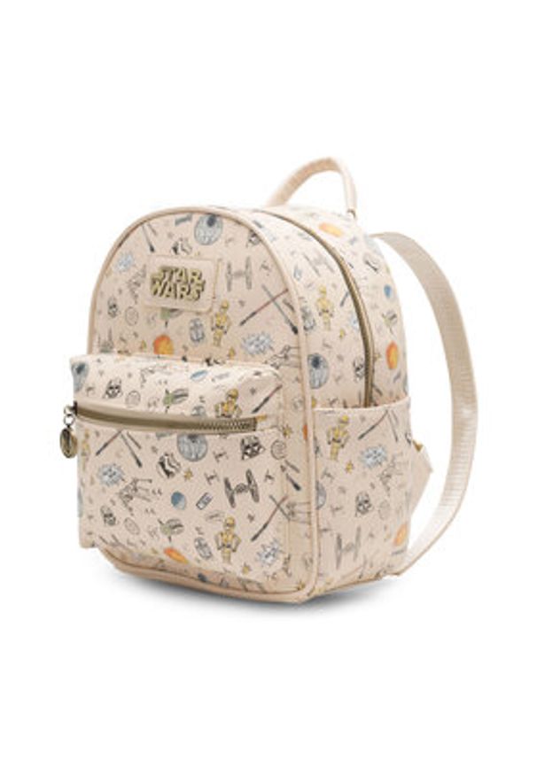 Star Wars Plecak ACCCS-AW23-132LC Beżowy. Kolor: beżowy. Materiał: poliester. Wzór: motyw z bajki